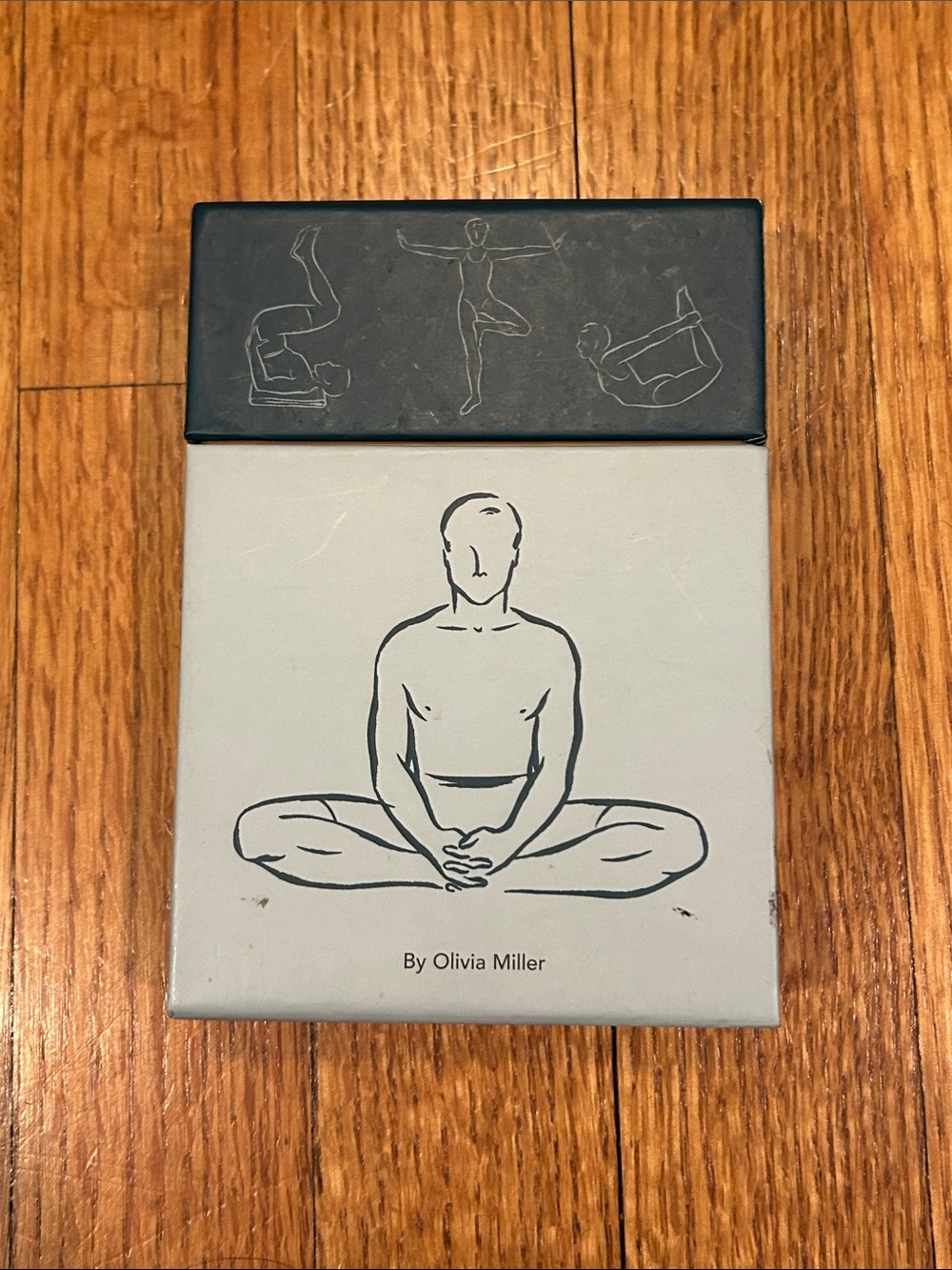 Olivia Miller Yoga Illustration Box - Gray and Black